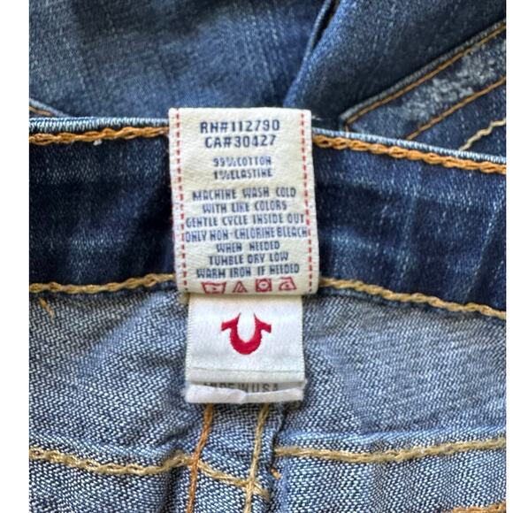 True Religion Women's Becky Traditional Rise Bootcut Jeans Size 32 Medium Wash - Picture 10 of 10